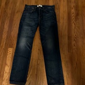 Levi’s 511 skinny. Dark blue intentional wear - like new